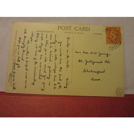 children ARLINGTON ROW, BIBURY, GLOUCESTERSHIRE used postcard 1947 pm =
