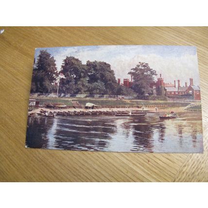 1912 fr Gale & Polden Postcard -Hampton Court Palace scene - Kingston Gtr London