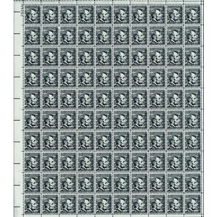 Abraham Lincoln Sheet of 100 - 4 Cent Postage Stamps Scott 1282