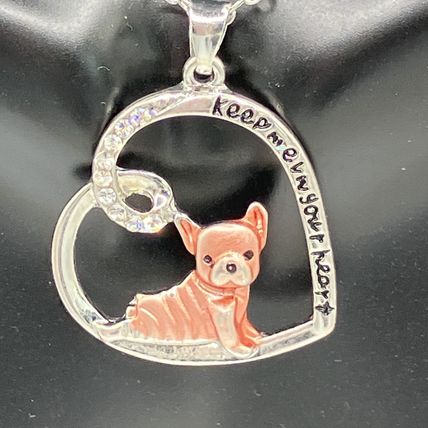 Necklace Dog Heart-shaped Pendant Shar Pei #792