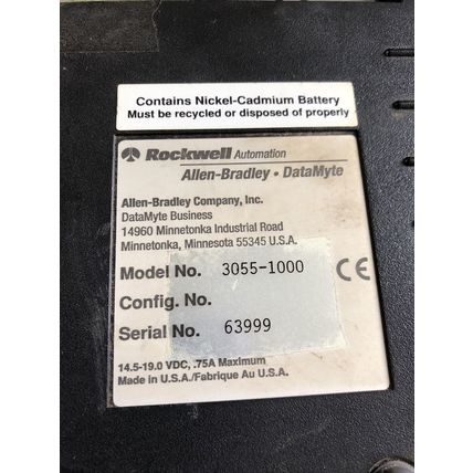 ROCKWELL 3055-1000 ALLEN BRADLEY KEYBOARD DATAMYTE (NO BATTERY COVER),BG