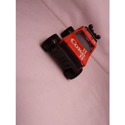 Vintage 1988 Hartoy Team Turbo Coke Red Pick Up Truck 1:64