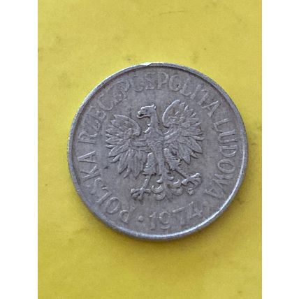 Umlaufmünze Polen 50 Groszy 1974