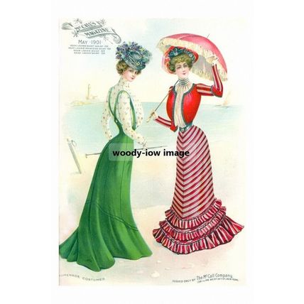 rp10647 - Ladies Fashion from 1901 - ideal to frame - print 6x4