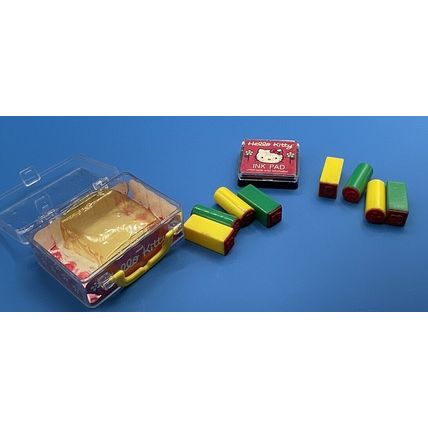 A Rare Sanrio 2001 Hello Kitty Vintage Mini Ink Stamp Set