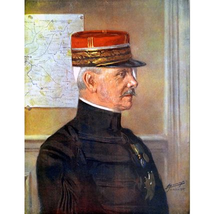 GENERAL MAUNOURY 1915 Lucien Jonas FRANCE WORLD WAR I PRINT