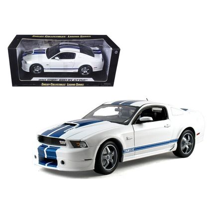 2011 Ford Shelby Mustang GT350 White 1/18 Diecast Model Car by Shelby Collect...