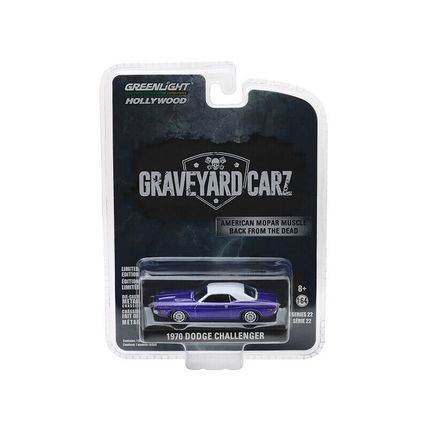 1970 Dodge Challenger Purple with White Top "Graveyard Carz" (2012) TV Series...