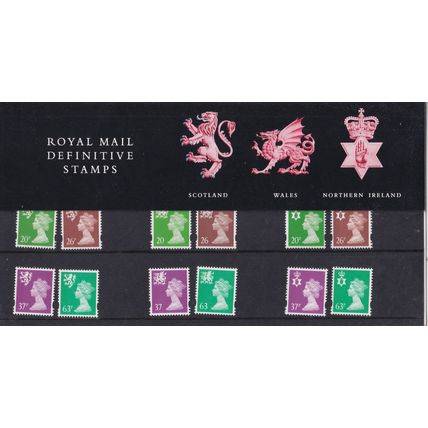 GB 1998 PO Pack No. 42 - Regional Definitives UMM