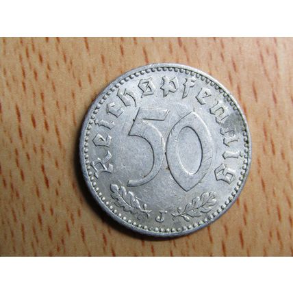 1941j 50 Pfennig Germany Third Reich Coin