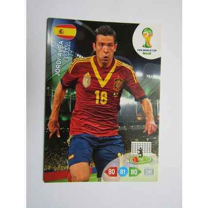 Jordi Alba - Spain - 2014 Panini Adrenalyn XL Brazil World Cup (ef1)