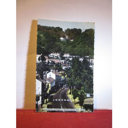 SOUTH PARADE, HEIGHTS of A. MATLOCK BATH. DERBYSHIRE used postcard RP 1961 pm =