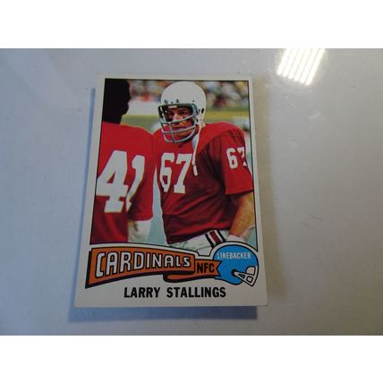 1975 Topps Football Card # 154 Larry Stallings VG-Ex (4) St Louis Cardinals