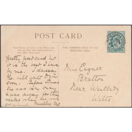 Cannon Hill Park, Birmingham, 1904 - HP Pope Postcard