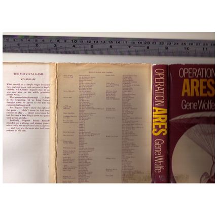 Operation Ares, by Gene Wolfe 1st UK HC Dobson 1970 Exlibrary