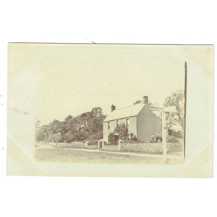 Wiltshire postcard Cherry Orchard Lane Luckington