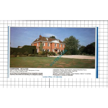 Alton Hampshire / Heathfield Sussex Oast House - c.1990 House Sale Advert