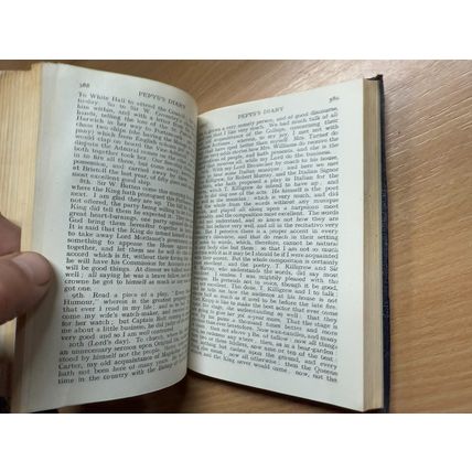 VINTAGE "THE DIARY OF SAMUEL PEPYS" FAUX LEATHER BOOK (P3)