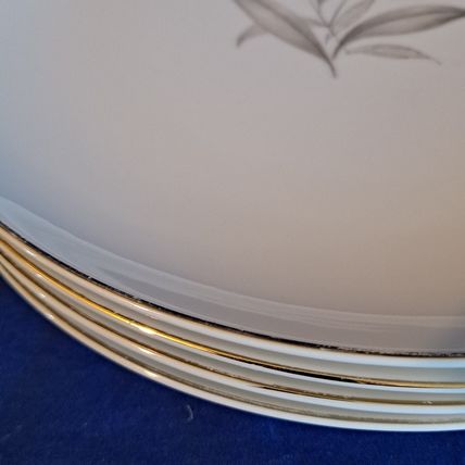 Vintage 4 KAYSONS Fine China GOLDEN RHAPSODY 9 1/4 Dinner PLATE 86186 Japan 1961