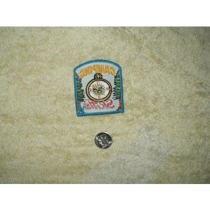 CAMPING CAMPFIRE SKILLS PATCH GIRL BOY CUB SCOUTS