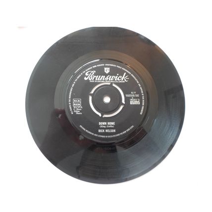 7" 1963. RICK NELSON. FOOLS RUSH IN .BRUNSWICK, 05895.DOWN HOME. NEAR MINT