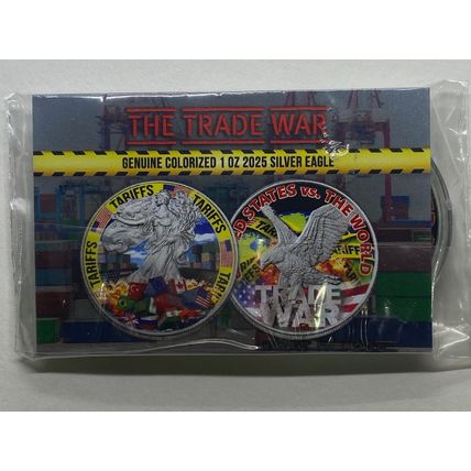 1 Oz Silver Collectible American Silver Eagle The Trade War Coin USA 2025