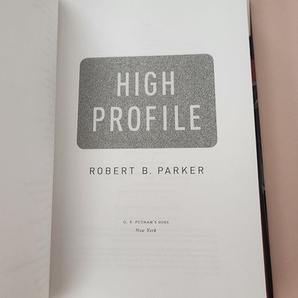 Robert B. Parker "High Profile" A Jesse Stone Novel-Hardback Book-Book #6