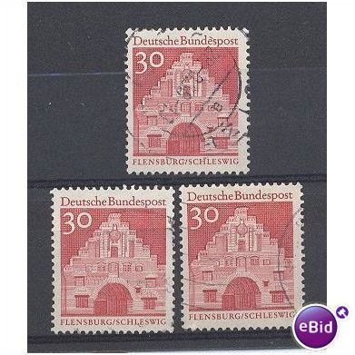 Germany.SG1371 30pf North Gate,Flensberg.Fine Used.nb11