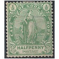 Cape of Good Hope 1893 SG58 1/2d Green Mounted Mint . .