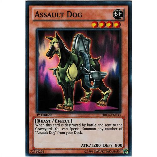 YuGiOh Dragons of Legend - DRLG-EN033 - Assault Dog - 1st Edition