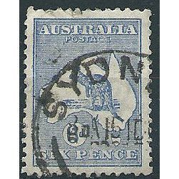 Australia 1913 SG9 6d Ultramarine Fine Used ... .