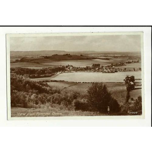 Sussex HARTING DOWN Postcard by RA (11009)