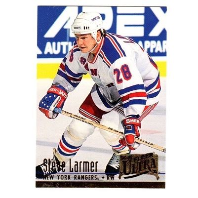 1994-95 Ultra Rangers Hockey Card #138 Steve Larmer