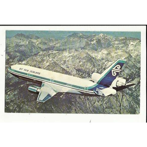 Aviation AIR NEW ZEALAND DC-10 Postcard (1565B)