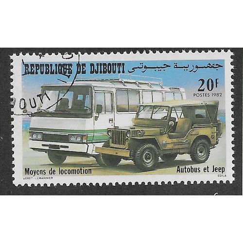 DJI 1982 20f 'TRANSPORT' FINE USED (EBID 55-137)