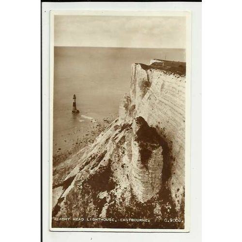 Sussex BEACHY HEAD LIGHTHOUSE Postcard by Valentine (G.9006)