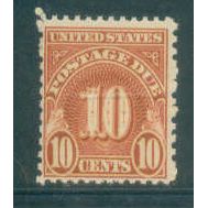 J84 10c Postage Due Barely Clears MNH Q3260