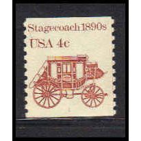 1898A 4c Stagecoach Fine MNH Dry Gum CNS 1 PA5490