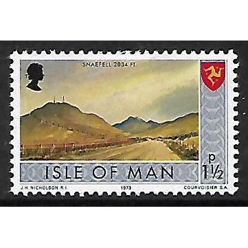 ISLE OF MAN 1973 1 1/2p SNAEFELL SG 14 M MINT