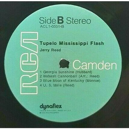 Jerry Reed Tupelo Mississippi Flash 1974 LP Vinyl Record RCA (P5)