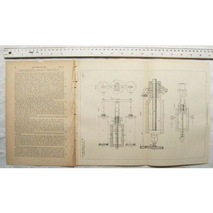 1882 Patent No. 846 Manufacture of Weldless Tubes &c, Elliott, Newcastle on Tyne