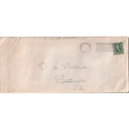 United States 1903 New York NY-Proctorsville VT Cover written VGC