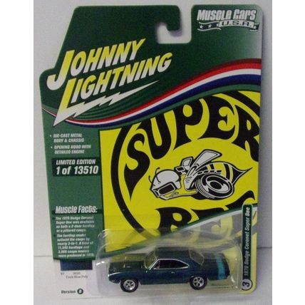 JOHNNY LIGHTNING '1970 DODGE CORONET SUPER BEE ' blue ( 2022)
