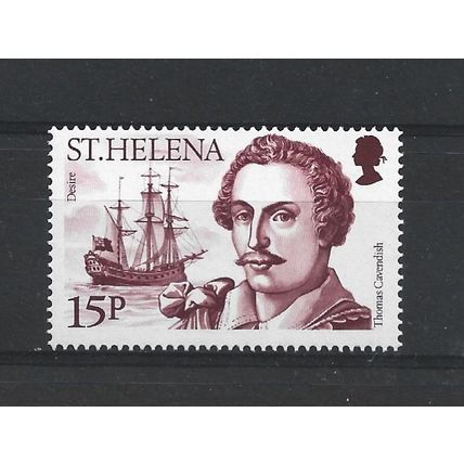 St Helena.SG494 15p Thomas Cavendish and Desire.Unmounted Mint.Mar24