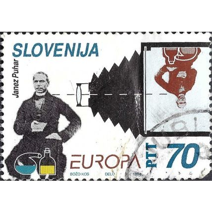 SLOVENIA, Europa, inventions, white 1994, 70tolar