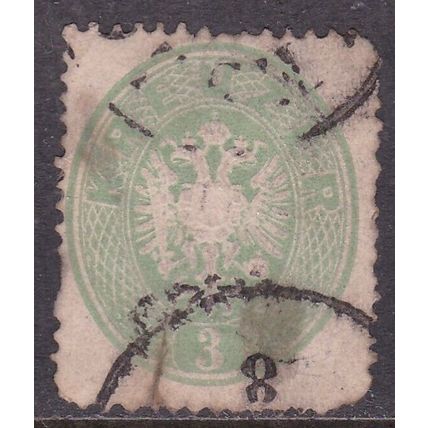 Austria 1863 Coat of Arms 3k Fine Used SG 46 VGC