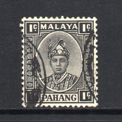 Malaysia (Pahang) - 1935-41 - 1c Black (sg29) Used #1