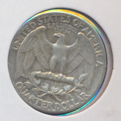 1942-P Washington 90% Silver Quarter, Circulated and Ungraded