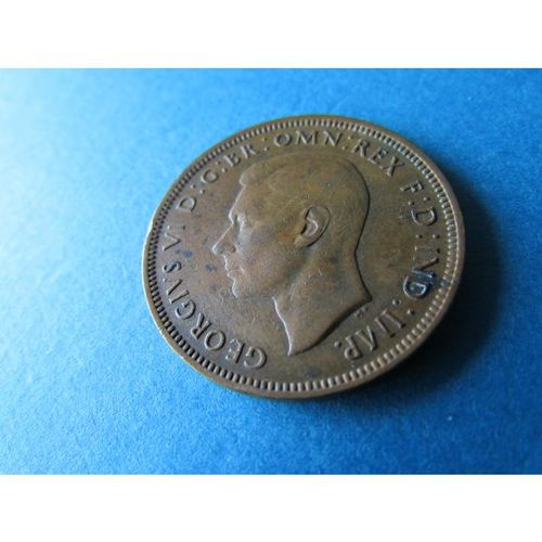 1945 GEORGE VI HALFPENNY - COIN - 2 FREE POST. AAY