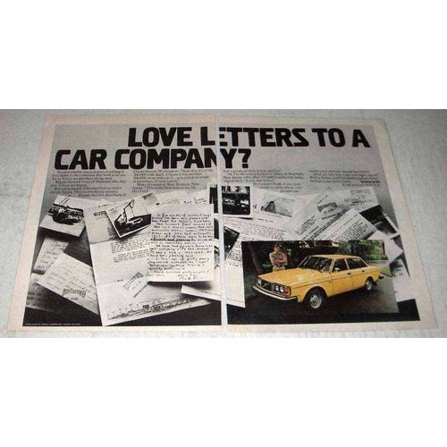 1978 Volvo Cars Ad - Love Letters